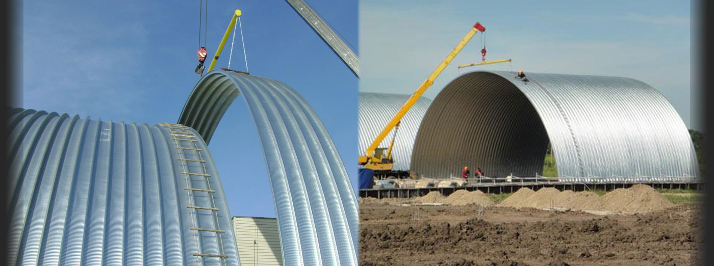 ангары бескаркасные арочные